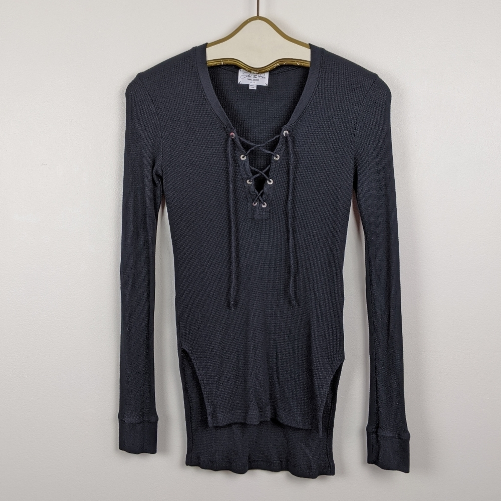 Feel the Piece Waffle Knit Long Sleeve - Size XS/S